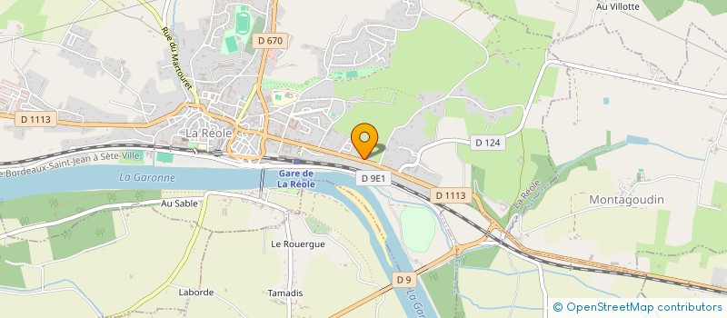 localisation de l'entreprise SAS NAM EAU KANGEN  LA REOLE