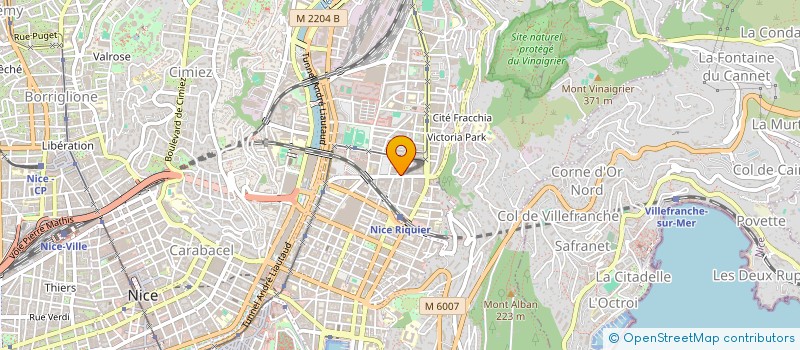 localisation de l'entreprise SAS NAMASTE à NICE