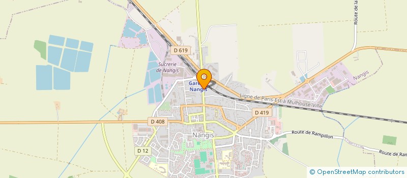 localisation de l'entreprise SAS NANGIS  NANGIS