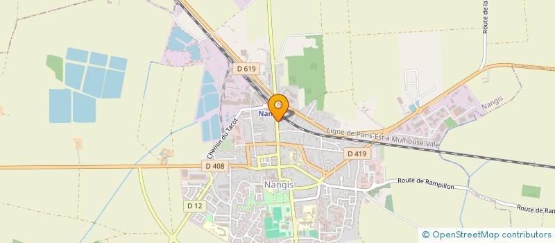 localisation de l'entreprise SAS NANGIS SANTE  NANGIS