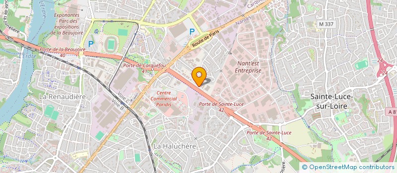 localisation de l'entreprise SAS NANTES CHEMIN ROUGE à NANTES