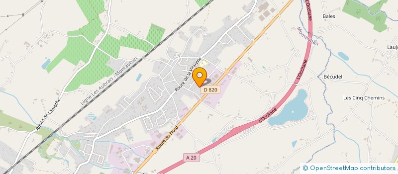 localisation de l'entreprise SAS NAOUFEL  MONTAUBAN