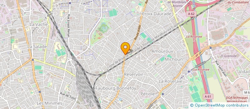 localisation de l'entreprise SAS NASYA  TOULOUSE