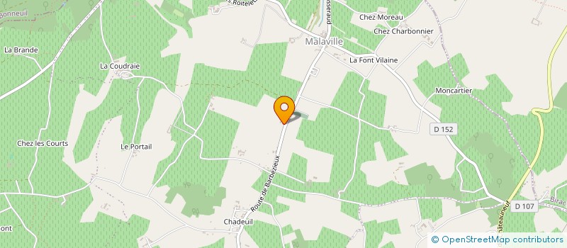 localisation de l'entreprise SAS NAUDIN CHRISTOPHE à BELLEVIGNE
