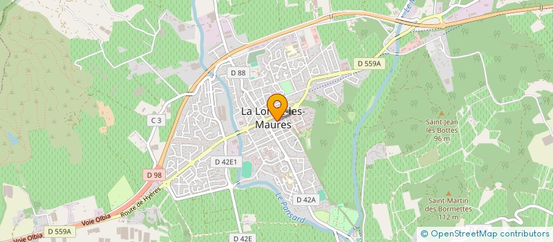 localisation de l'entreprise SAS NAW à LA LONDE LES MAURES