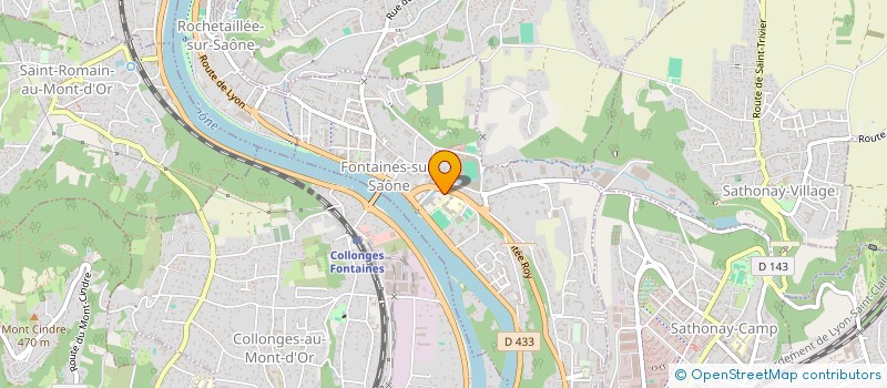 localisation de l'entreprise SAS NC DISTRIBUTION  FONTAINES-SUR-SAONE