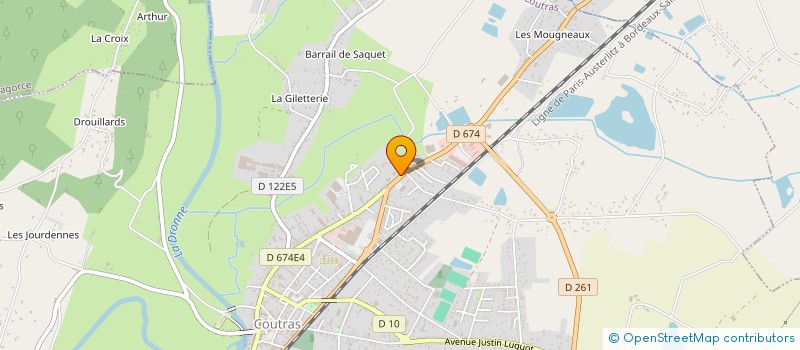 localisation de l'entreprise SAS NCBNET  COUTRAS