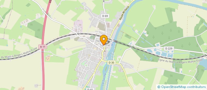 localisation de l'entreprise SAS NCG  NOYEN-SUR-SARTHE