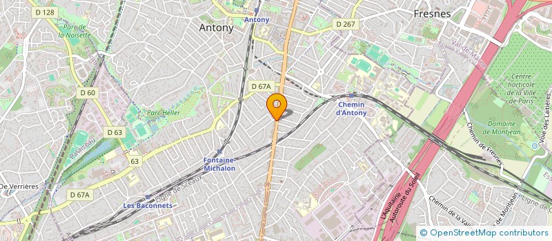 localisation de l'entreprise SAS NECAS à ANTONY