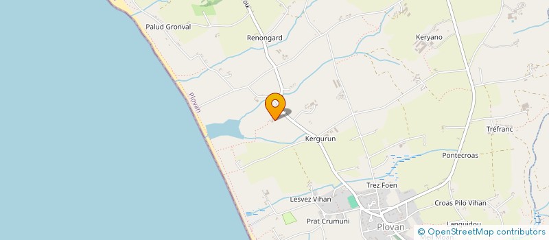 localisation de l'entreprise SAS NERIZELLEC  PLOVAN