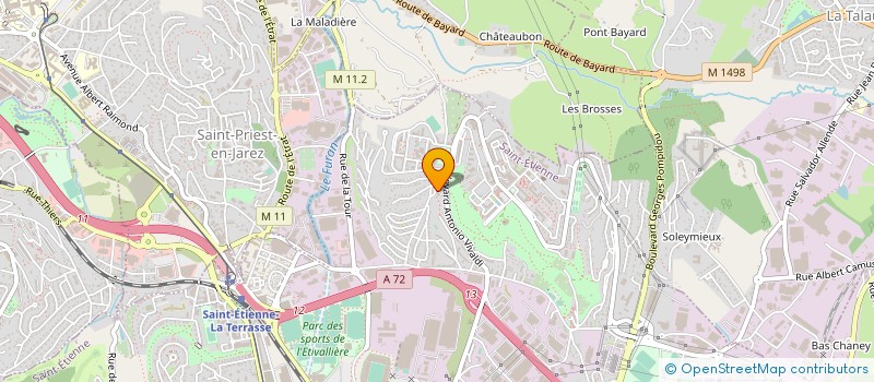 localisation de l'entreprise SAS NET SERVICES 42 à SAINT-ETIENNE