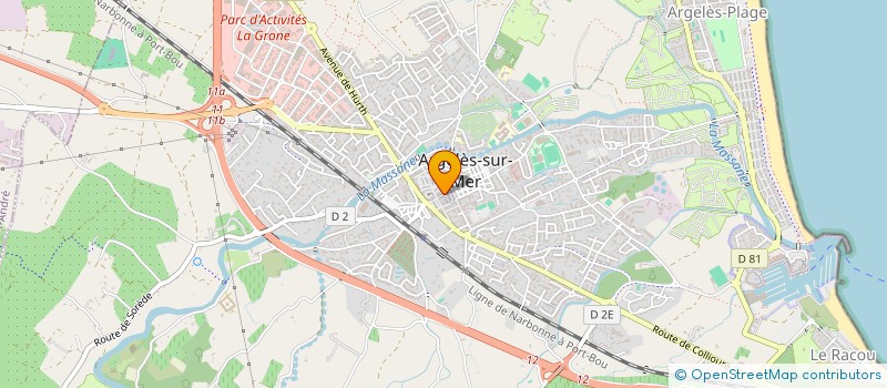 localisation de l'entreprise SAS NETYNA  ARGELES-SUR-MER