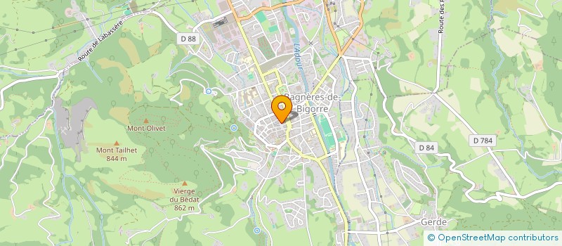 localisation de l'entreprise SAS NEVES  BAGNERES-DE-BIGORRE