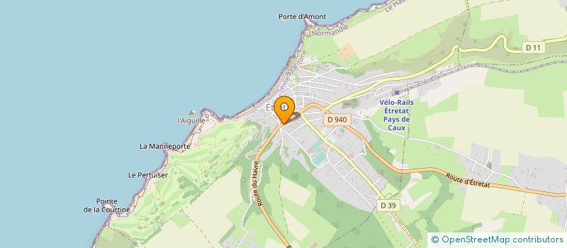 localisation de l'entreprise SAS NEW ENGLAND à ETRETAT