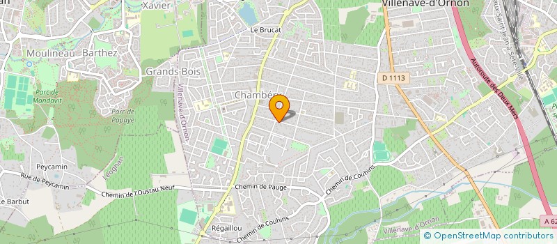 localisation de l'entreprise SAS NEW GOLFSTARS  VILLENAVE-D'ORNON