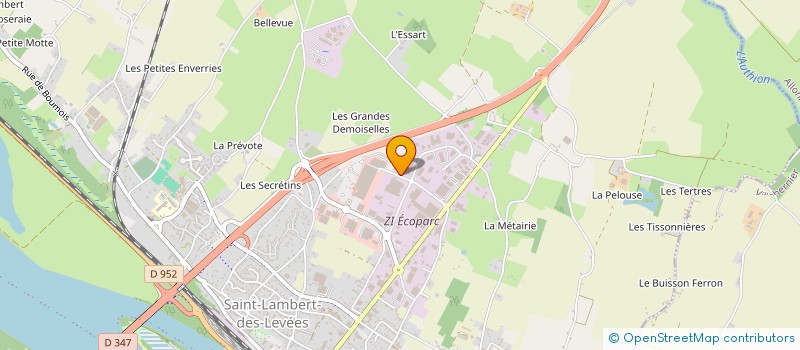 localisation de l'entreprise SAS NEW SENSATION  SAUMUR