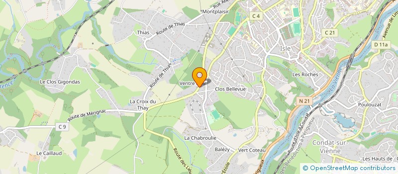 localisation de l'entreprise SAS NG CONSULT à ISLE