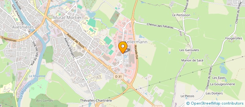localisation de l'entreprise SAS NICODIS à LAVAL