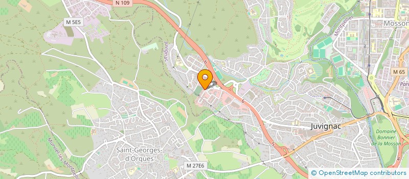 localisation de l'entreprise SAS NICOFIT34 à JUVIGNAC