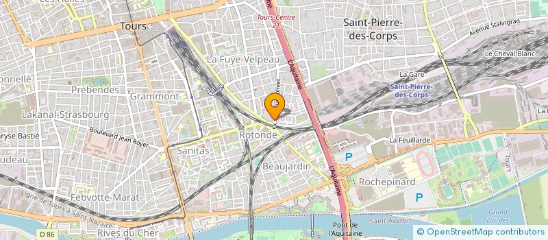 localisation de l'entreprise SAS NICOLAS  TOURS