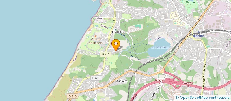 localisation de l'entreprise SAS NICOLAS MESPLIE - SOCIETE DE PARTICIPATIONS FINANCIERES DE PROFESSION LIBERALE DE MEDECIN  BIDART