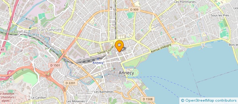 localisation de l'entreprise SAS NINO  ANNECY