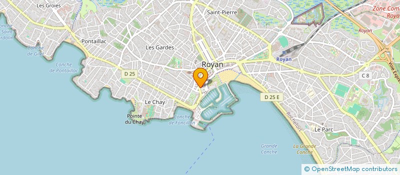 localisation de l'entreprise SAS NINO à ROYAN