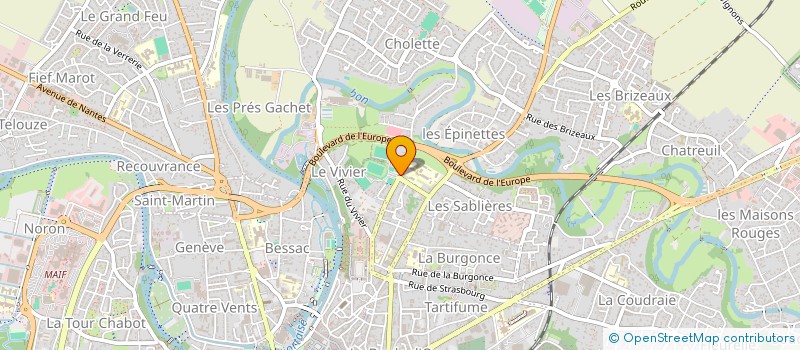 localisation de l'entreprise SAS NIORT RUGBY CLUB  NIORT