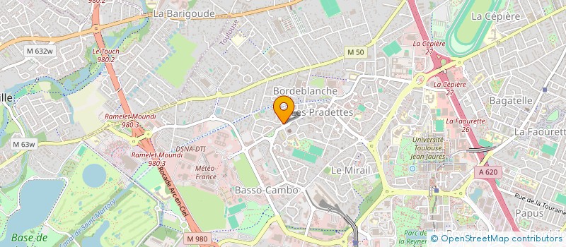 localisation de l'entreprise SAS NJ555 à TOULOUSE