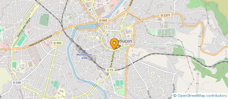 localisation de l'entreprise SAS NM CONSEILS  MONTLUCON