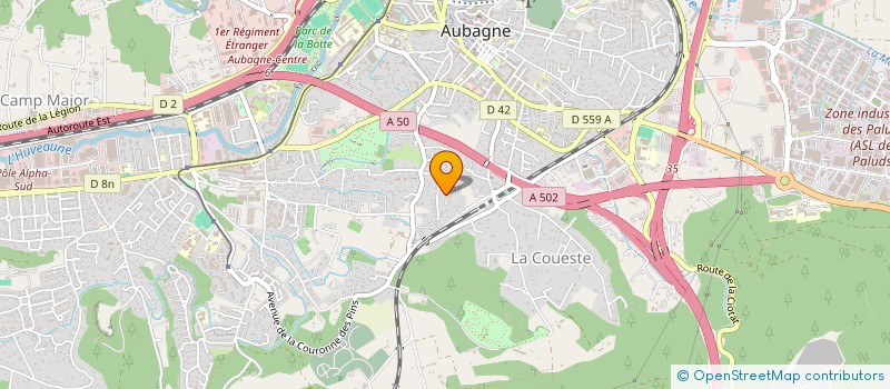 localisation de l'entreprise SAS NOE  AUBAGNE