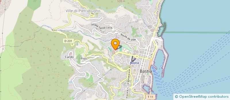 localisation de l'entreprise SAS NOEPAU à BASTIA