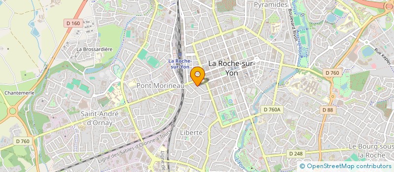 localisation de l'entreprise SAS NOGHES à LA ROCHE-SUR-YON