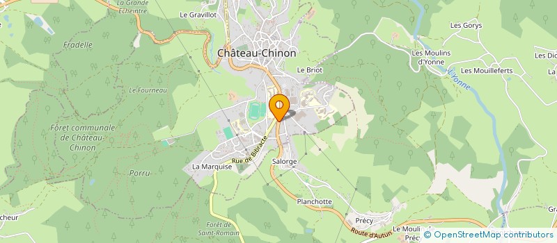 localisation de l'entreprise SAS NOGRETTE CHATEAU-CHINON à CHATEAU-CHINON (VILLE)