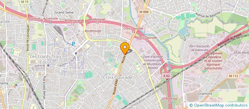 localisation de l'entreprise SAS NOLD  TOULOUSE