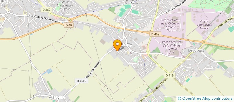 localisation de l'entreprise SAS NORD IDEAL CLIMATISATION à ROUVROY