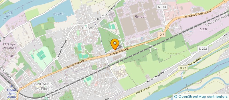 localisation de l'entreprise SAS NORMANDIE IMMOBILIERE  CLEON