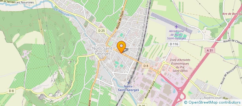 localisation de l'entreprise SAS NOUS-UP  NUITS-SAINT-GEORGES