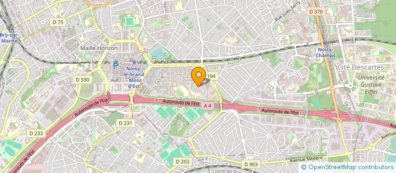 localisation de l'entreprise SAS NOUVEL R SECURITE à NOISY-LE-GRAND