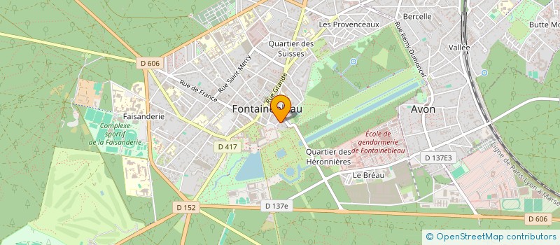 localisation de l'entreprise SAS NOUVELLE DEMEURE DU PARC à FONTAINEBLEAU