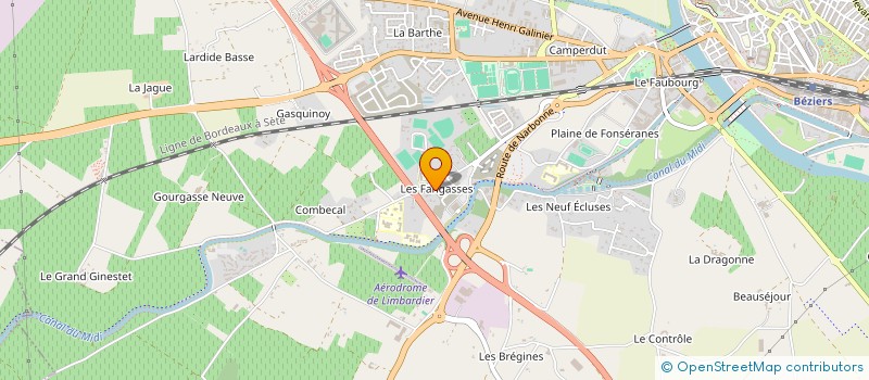 localisation de l'entreprise SAS NOVA HOLDING à BEZIERS