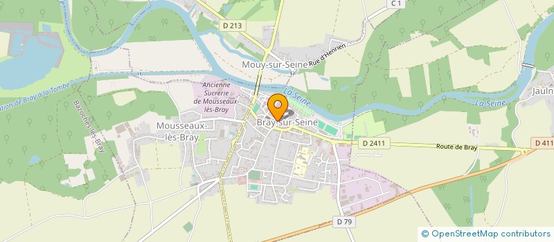 localisation de l'entreprise SAS NOVA TRANSPORT  PASSY-SUR-SEINE