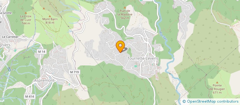 localisation de l'entreprise SAS NOVACLIM  TOURRETTE-LEVENS