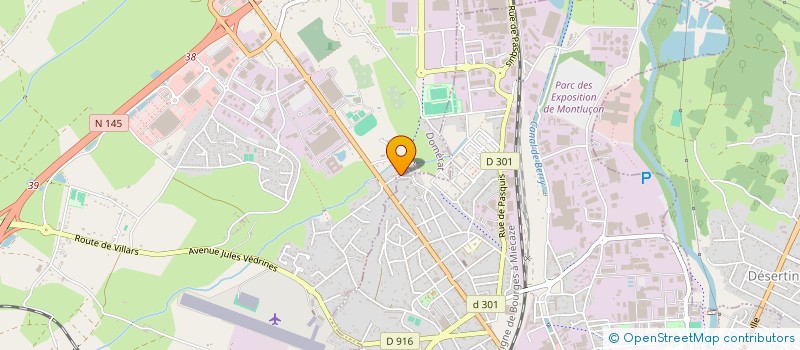 localisation de l'entreprise SAS NOVAIS PEREIRA à MONTLUCON
