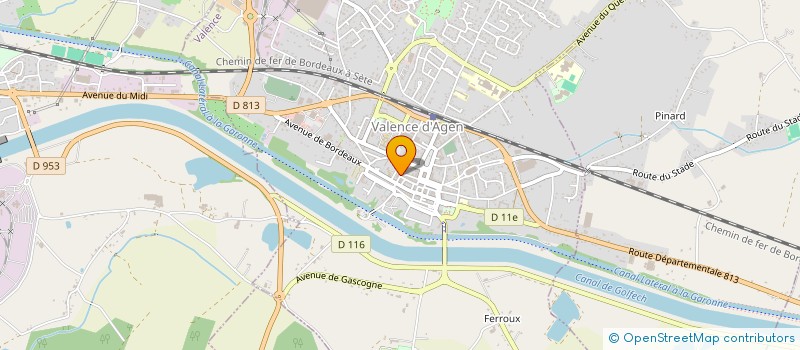 localisation de l'entreprise SAS NOWAK à VALENCE