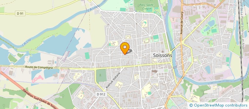 localisation de l'entreprise SAS NOXWAY à SOISSONS