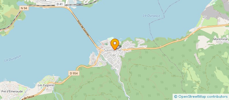 localisation de l'entreprise SAS NOYA à SAVINES-LE-LAC