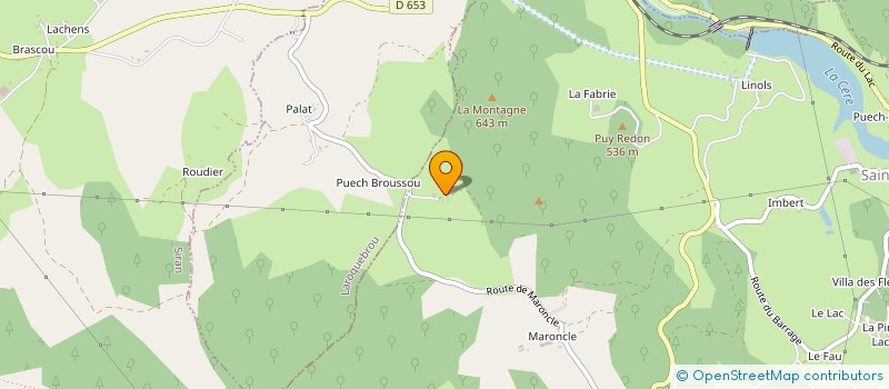 localisation de l'entreprise SAS NOYGUES ENERGIE à SAINT-SANTIN-CANTALES