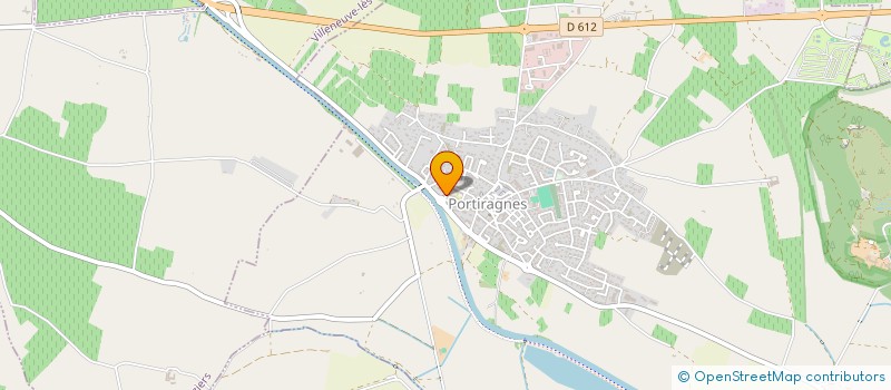 localisation de l'entreprise SAS NRJP à VILLENEUVE-LES-BEZIERS