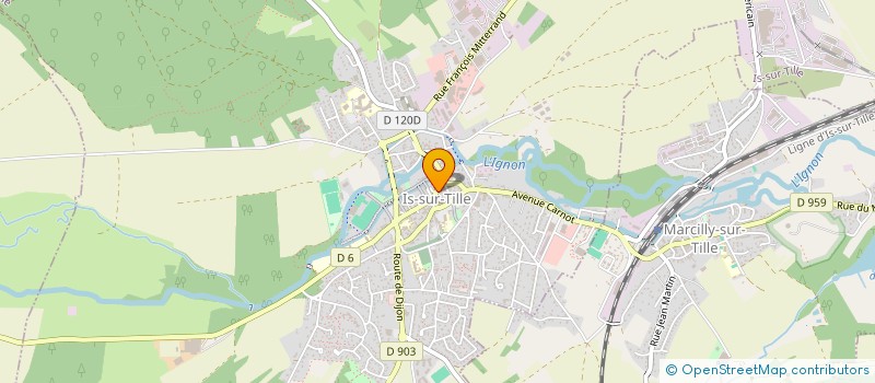 localisation de l'entreprise SAS NT.GA à IS-SUR-TILLE